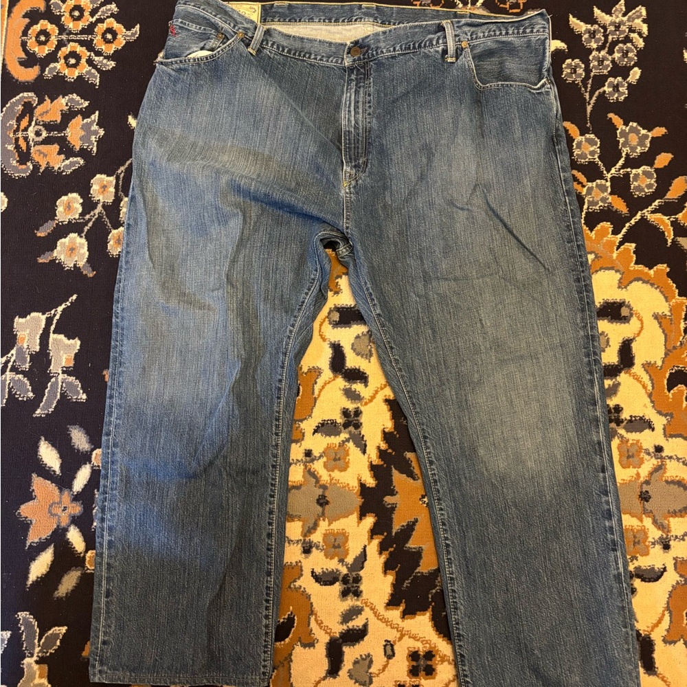 Ralph Lauren Blue Straight Jeans Timeless Fit